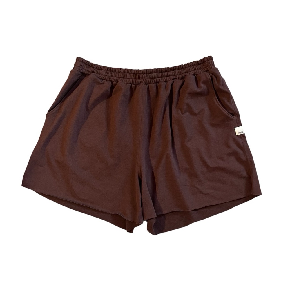Vuori Boyfriend Chocolate Brown Shorts- Size L